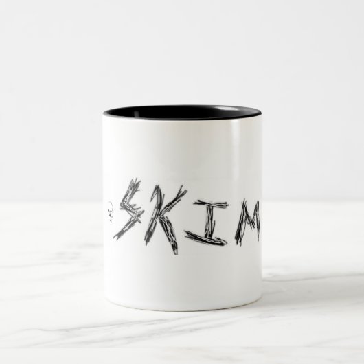 Abgeschöpft-Tasse Zweifarbige Tasse (Mittel)