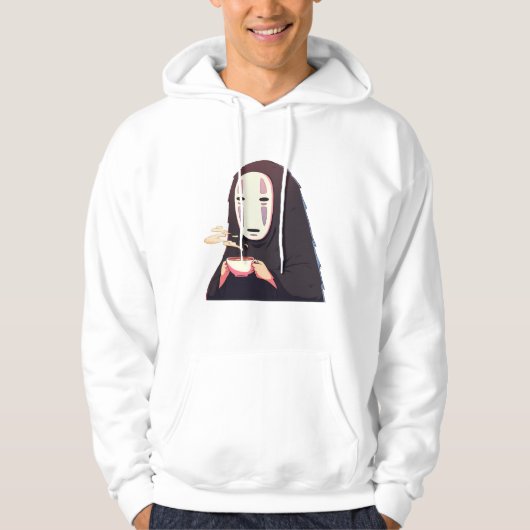 Abgeschwächt - Anime-Tee mit Maske Hoodie (Vorderseite)