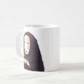 Abgeschwächt - Anime-Tee mit Maske Kaffeetasse (Vorderseite Links)