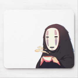 Abgeschwächt - Anime-Tee mit Maske Mousepad