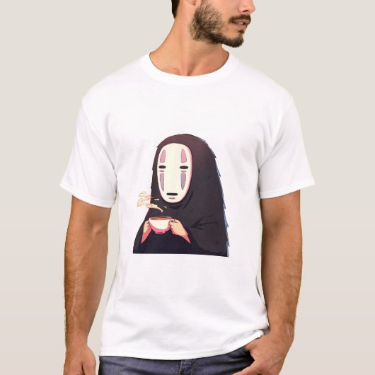 Abgeschwächt - Anime-Tee mit Maske T-Shirt (Vorderseite)