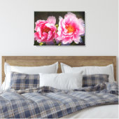 Abgesehen von rosa Peonies Leinwanddruck (Insitu (Schlafzimmer))