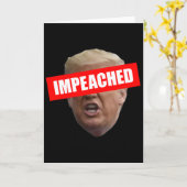 Abgesetzter Trump 45 3. Präsident  Karte (Gelbe Blume)