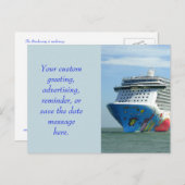 Abgespaltene laufende Gewohnheit Ankündigungspostkarte (Vorne/Hinten)