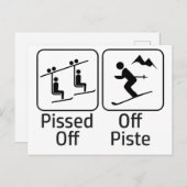 abgesprungen postkarte (Vorne/Hinten)