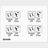 abgesprungen rechteckiger aufkleber (Blatt)