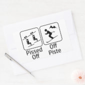 abgesprungen rechteckiger aufkleber (Umschlag)