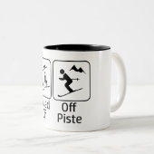 abgesprungen zweifarbige tasse (VorderseiteRechts)