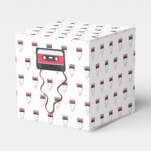 Abgespulte Kassette Mixtape Retro Vintage Geschenkschachtel