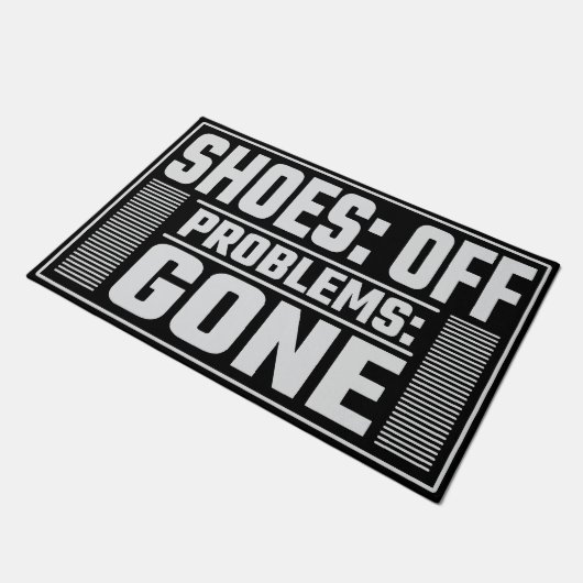 Abgestellt, Stress abseits des Eingangs Fußmatte (Schrägansicht)