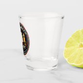Abgestempelt & Beschwipst Schnapsglas (Rechts)