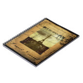 Abgestempeltes Paris-Reise-Zeitschriften-Notizbuch Notizblock (Linke Seite)