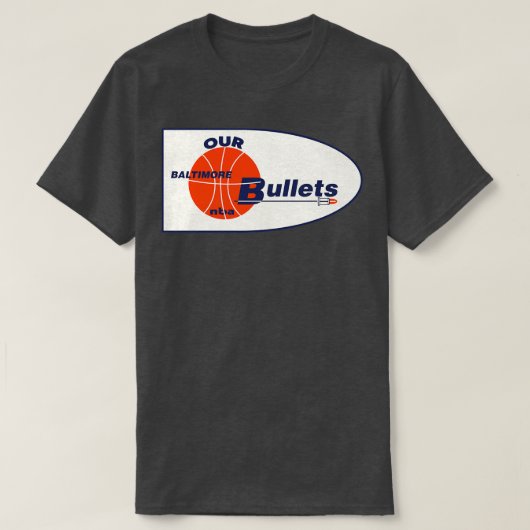 Abgestorbene Baltimore Bullets Basketball Team 1 T-Shirt (Design vorne)