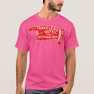 Abgestorbene Reisende Hotel Muskogee Oklahoma Gepä T-Shirt
