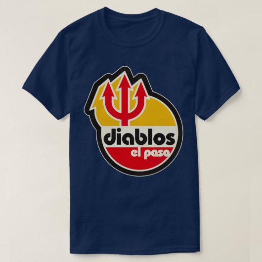 Abgestorbenes El Paso Diablos Baseball Team T-Shirt (Design vorne)