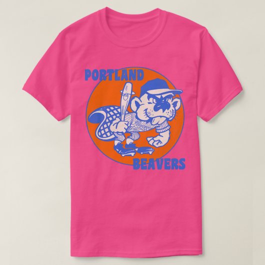 Abgestorbenes Portland Beavers Baseball Team T-Shirt (Design vorne)