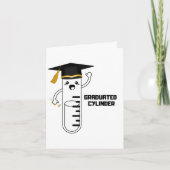Abgestufter Zylinder,Science-Fackel-Grußkarte Karte (Vorderseite)