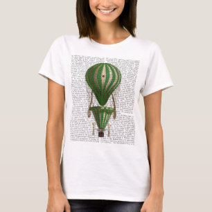Abgestuftes Heißluft-Ballon-Grün T-Shirt