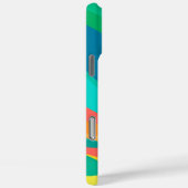 Abgestürzte farbenfrohe Wellen Case-Mate iPhone Hülle (Rückseite / Rechts)