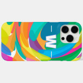 Abgestürzte farbenfrohe Wellen Case-Mate iPhone Hülle (Rückseite (Horizontal))