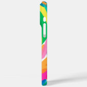 Abgestürzte farbenfrohe Wellen Case-Mate iPhone Hülle (Rückseite / Links)