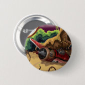Abgestürzte Kampfflugzeuge aus dem Weltkrieg Button (Vorne & Hinten)