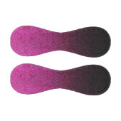Abgestürzter rosa und schwarzer Glitzer Baseball (Paneele)