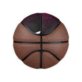 Abgestürzter rosa und schwarzer Glitzer Mini Basketball (Rechts)