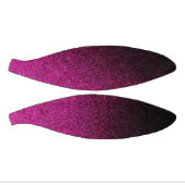 Abgestürzter rosa und schwarzer Glitzer Mini Basketball (Panele)