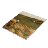 Abgestürztes Flugzeug (von John Singer Sargent) Fliese (Seite)