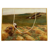 Abgestürztes Flugzeug (von John Singer Sargent) Große Geschenktüte (Vorderseite)