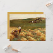 Abgestürztes Flugzeug (von John Singer Sargent) Karte (Vorderseite/Rückseite Beispiel)