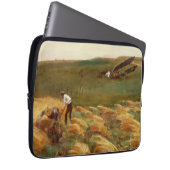 Abgestürztes Flugzeug (von John Singer Sargent) Laptopschutzhülle (Vorne Rechts)
