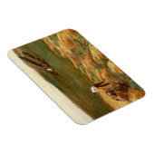 Abgestürztes Flugzeug (von John Singer Sargent) Magnet (Rechte Seite)