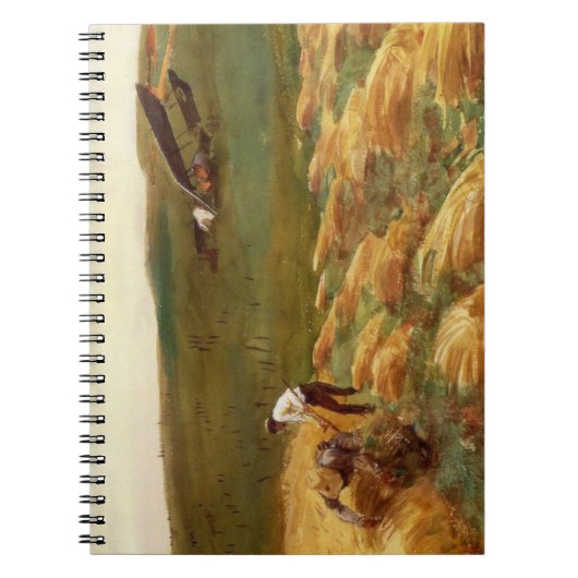 Abgestürztes Flugzeug (von John Singer Sargent) Notizblock (Vorderseite)