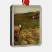 Abgestürztes Flugzeug (von John Singer Sargent) Ornament Aus Metall (Rechts)