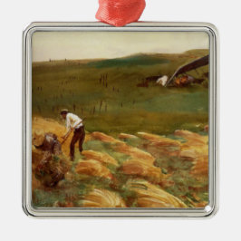 Abgestürztes Flugzeug (von John Singer Sargent) Ornament Aus Metall