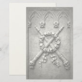Abgestürztes Licht verloren Briefpapier (Vorne/Hinten)
