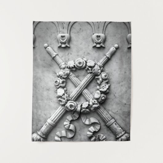 Abgestürztes Licht verloren Wandteppich (Vorderseite)