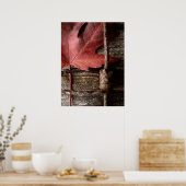 abgetragen und verwittert poster (Küche)