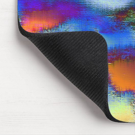 Abgetragene Wolken an orangefarbener, tropfender T Mousepad (Ecke)