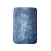 Abgetragener Denim-Stoff, texturierter Hintergrund Badematte (Vorderseite Vertikal)