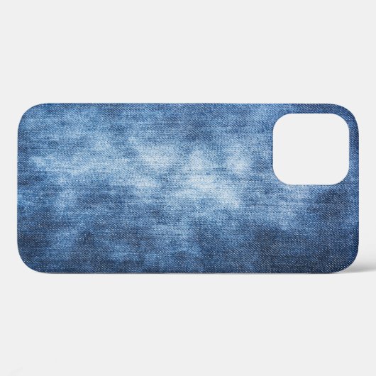 Abgetragener Denim-Stoff, texturierter Hintergrund Case-Mate iPhone Hülle (Rückseite (Horizontal))