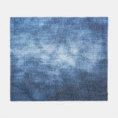 Abgetragener Denim-Stoff, texturierter Hintergrund Fleecedecke (Vorderseite (Horizontal))