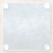 Abgetragener Denim-Stoff, texturierter Hintergrund Glasuntersetzer (Rückseite)
