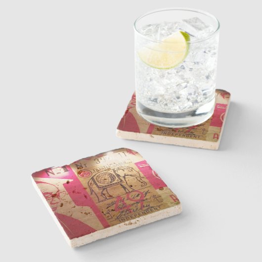 Abgetragener Untersetzer (Seitenansicht)