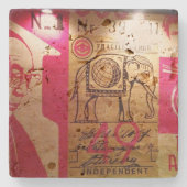 Abgetragener Untersetzer (Vorderseite)