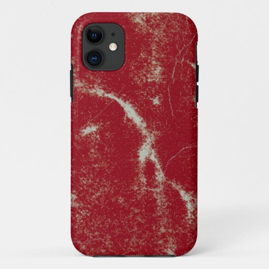 Abgetragenes Rot Case-Mate iPhone Hülle (Rückseite)
