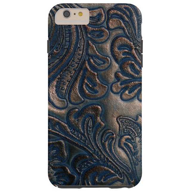 Abgetragenes Vintages dunkelbraunes Leder Case-Mate iPhone Hülle (Rückseite)