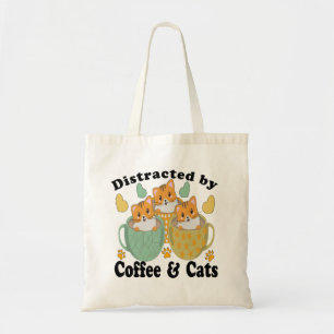 ABGETRENNT DURCH KATZEN UND KAFFEE. TRAGETASCHE